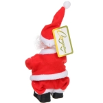 Дед Мороз музыкальный 21 см в красной шубе (работает от 3*ААА - в комплект не входят)