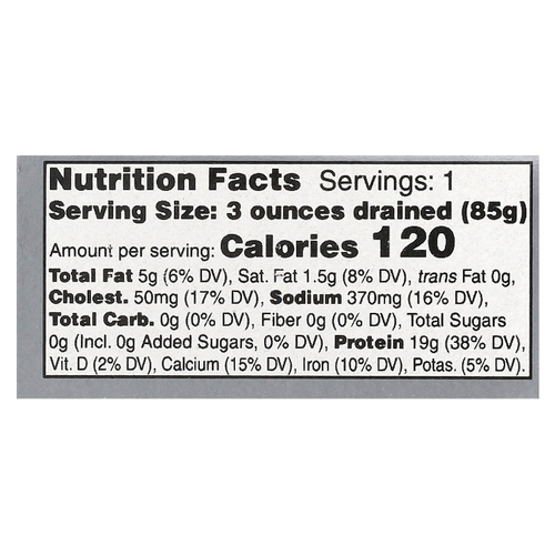 Wild Planet, дикие белые анчоусы, в воде с морской солью, 125 г (4,4 унции)