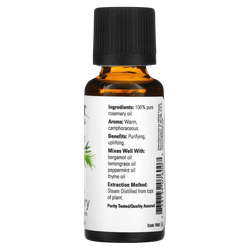 Now Foods Rosemary Oil, Эфирные масла розмарина (30 мл)