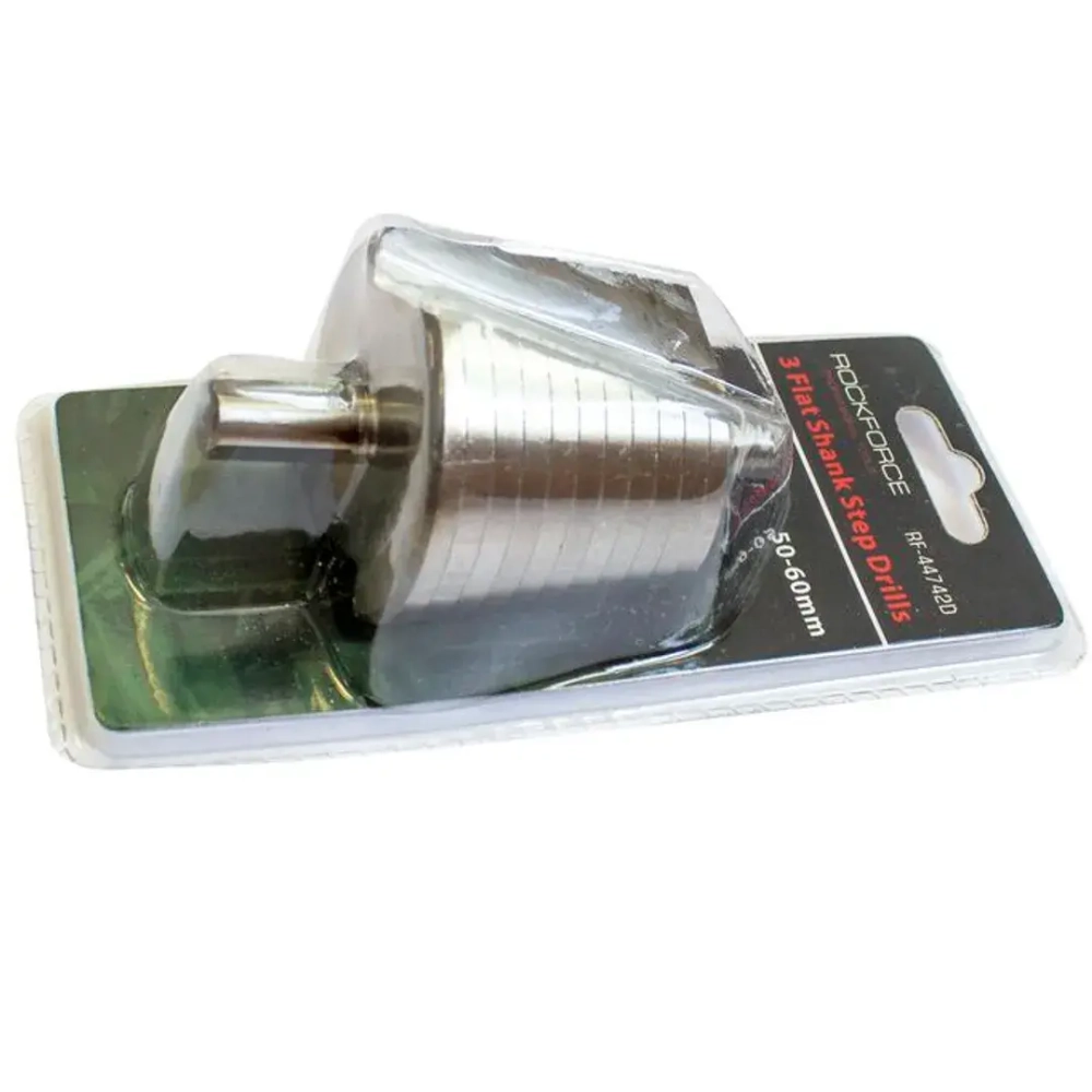 Сверло ступенчатое HSS4241(50-60мм)в блистере RockForce##Rock FORCE RF-44742D