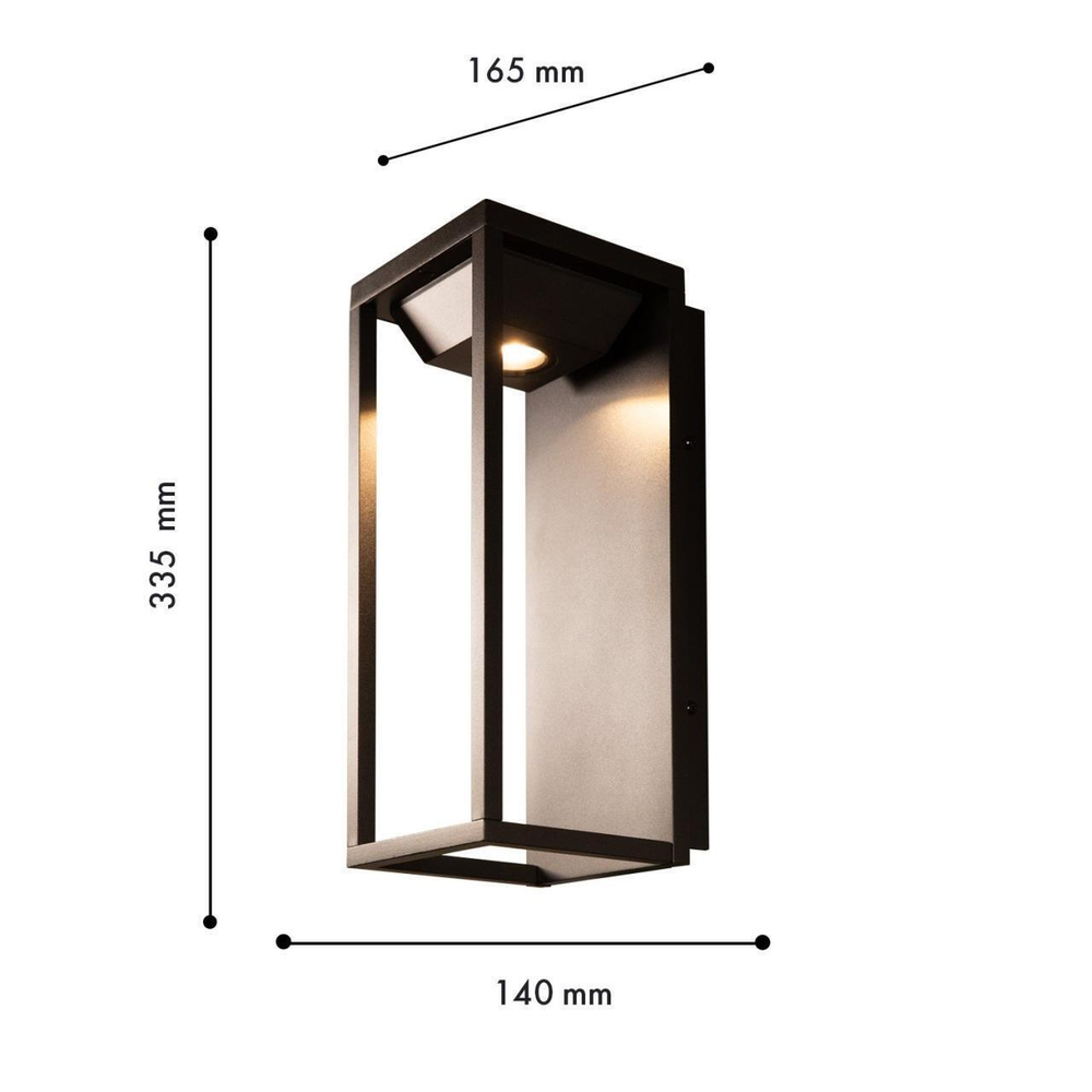 Уличный настенный светодиодный светильник Favourite Tom 4386-1W