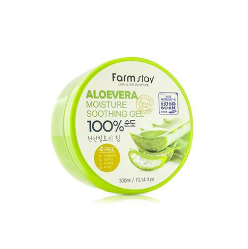 Гель многофункциональный смягчающий с экстрактом Алоэ Вера FarmStay Moisture Soothing Gel Aloe Vera 300мл