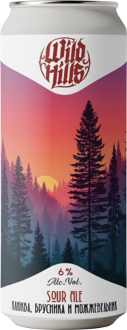 Пиво Уайлд Хиллс Нордик Спирит / Wild Hills Nordic Spirit 0.45 - банка