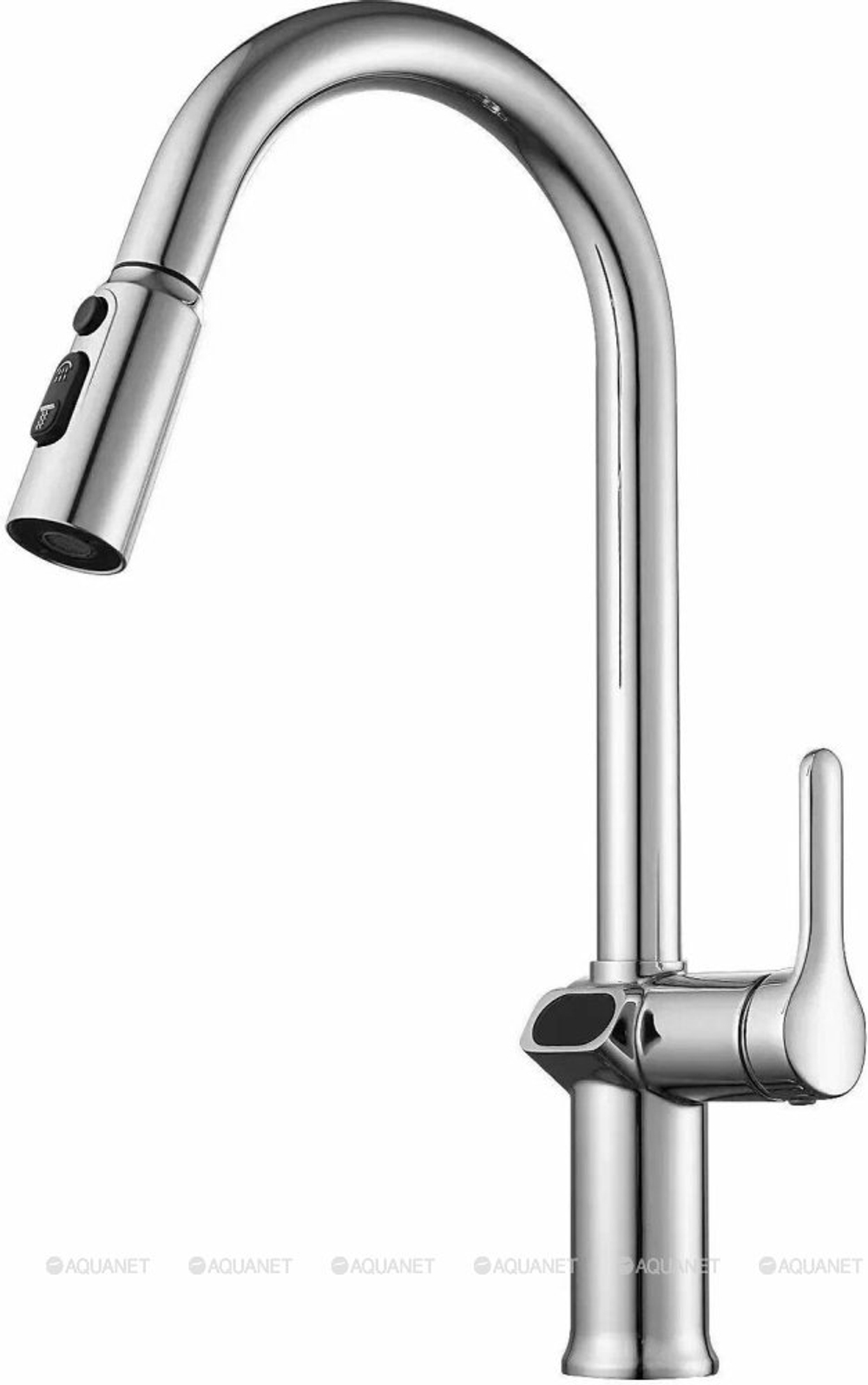 Смеситель ESKO вытяжной, для кухни, с дисплеем, арт. K15LED