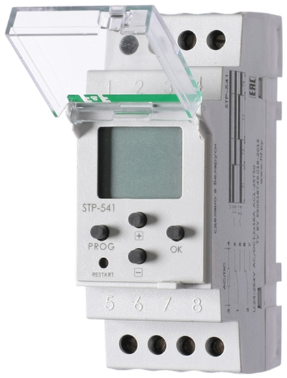 Реле времени STP-541 24-264В AC/DC 2х16А 2перекл. IP20 1канал 4х-временное для вращения электродвиг.