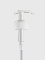 Дозатор белый широкий ребристый 28/410