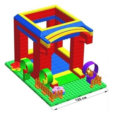 Большой конструктор LK Домик GB10 S на платформе 20х28, для детей 5-12 лет