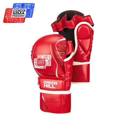 Перчатки Green Hill Союз ММА 2 Red