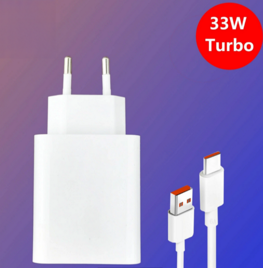 Зарядное уст-во USB +кабель TypeC Mi X33 (33W)