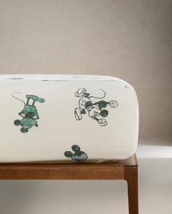 ZARA HOME ДЕТСКАЯ ПРОСТЫНЯ НА РЕЗИНКЕ МИККИ И МИННИ DISNEY©, РАЗНОЦВЕТНЫЙ