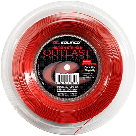 Теннисная струна Solinco Outlast - 1.3 Reel (200 м), арт. 1920037