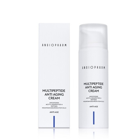 ANGIOPHARM Multipeptide anti aging Крем для лица Омолаживающий мультипептидный 50мл (88320)