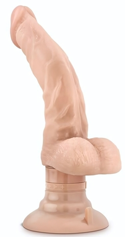 Телесный мультискоростной реалистичный вибратор The Boss Man - 26,7 см. (Цвет: телесный)