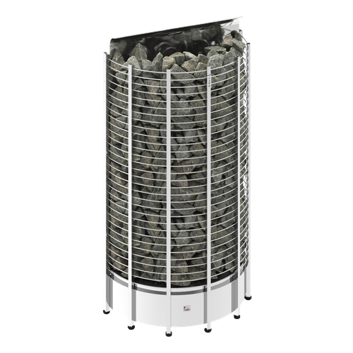 SAWO Электрическая печь Tower напольная пристенная, 18,0 кВт, нерж. сталь, артикул TH12-180NS-WL-P, выносной пульт (пульт и блок мощности докупаются отдельно)