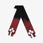 Шарф Heartz Nosebleed Two Spray-Painted Distressed Logo черный