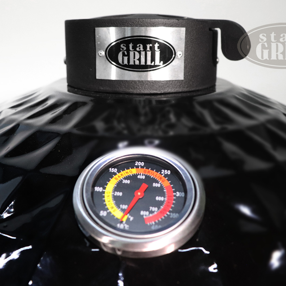 Керамический гриль Start Grill SG PRO 24 дюйма (черный) (61 см)