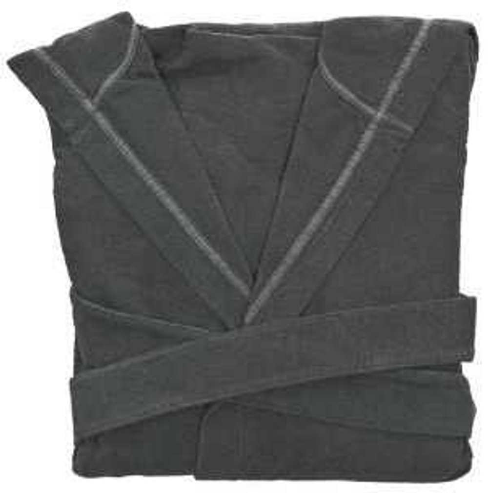 Халат махровый Abyss & Habidecor Spa 920 Gris Португалия