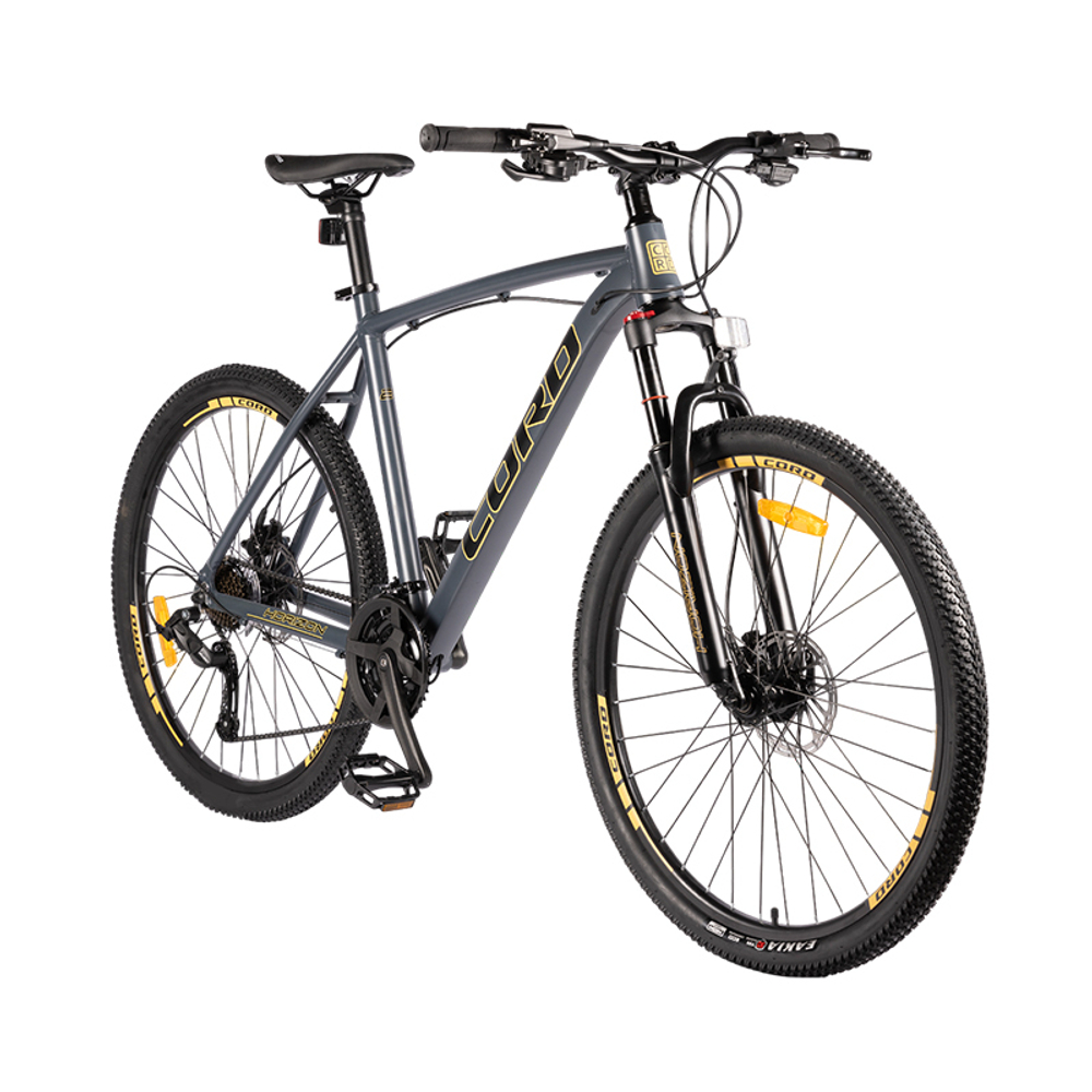 Велосипед 27,5"  Cord Horizon  24ск. р.19'' Серый Матовый