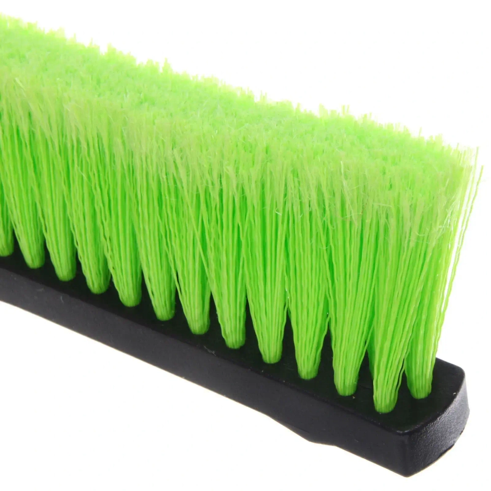 Щетка автомобильная WA-B203, 60 см, со скребком 10 см, зеленый ворс