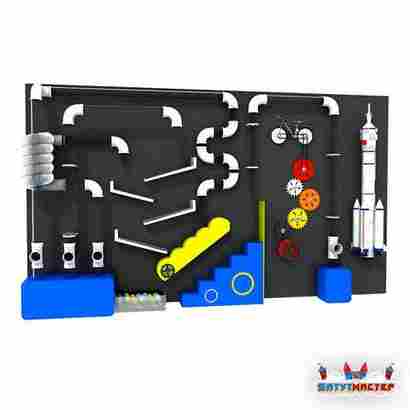Интерактивная стена «Галактический старт», 3,6×1,9×0,6 м