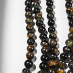 Микс тигрового и соколиного глаза эконом, натуральный, 8,3мм, шар