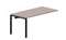 стол Strike 1580х780х750мм (2 громмета) - приставной элемент