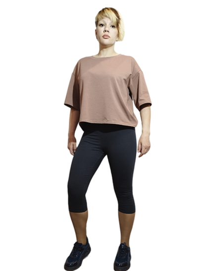 21622 Капри женские кулирка с эластаном фумэ (64)