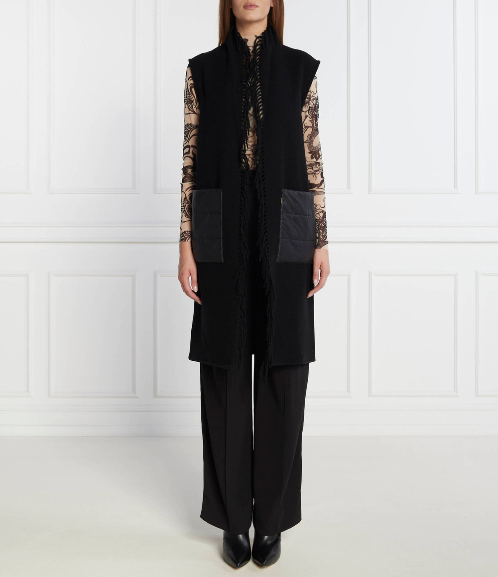 Хлопковая безрукавка Marc Cain - черный(VC 37.03 W67)