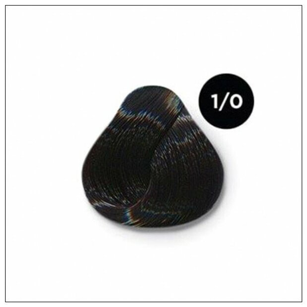 OLLIN COLOR 1/0 иссиня-черный 100 мл Перманентная крем-краска для волос