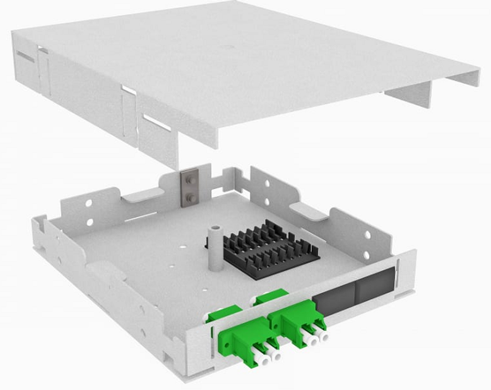 Кросс оптический настенный  TopLAN КРНМ-Top-04LC/A-OS2-GY