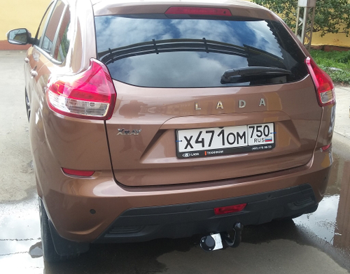 Фаркоп AvtoS для ВАЗ LADA XRAY (2017-) с универсальной электрикой Smart(блок) и сертификатом в комплекте, арт.(VAZ-66+smart)