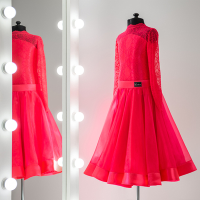 Silvia 2-01-04-C | Платье для спортивных бальных танцев | Vasileva Dance