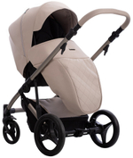 Детская коляска Bebetto Loren Sand 2 в 1 01 св.бежевая кожа