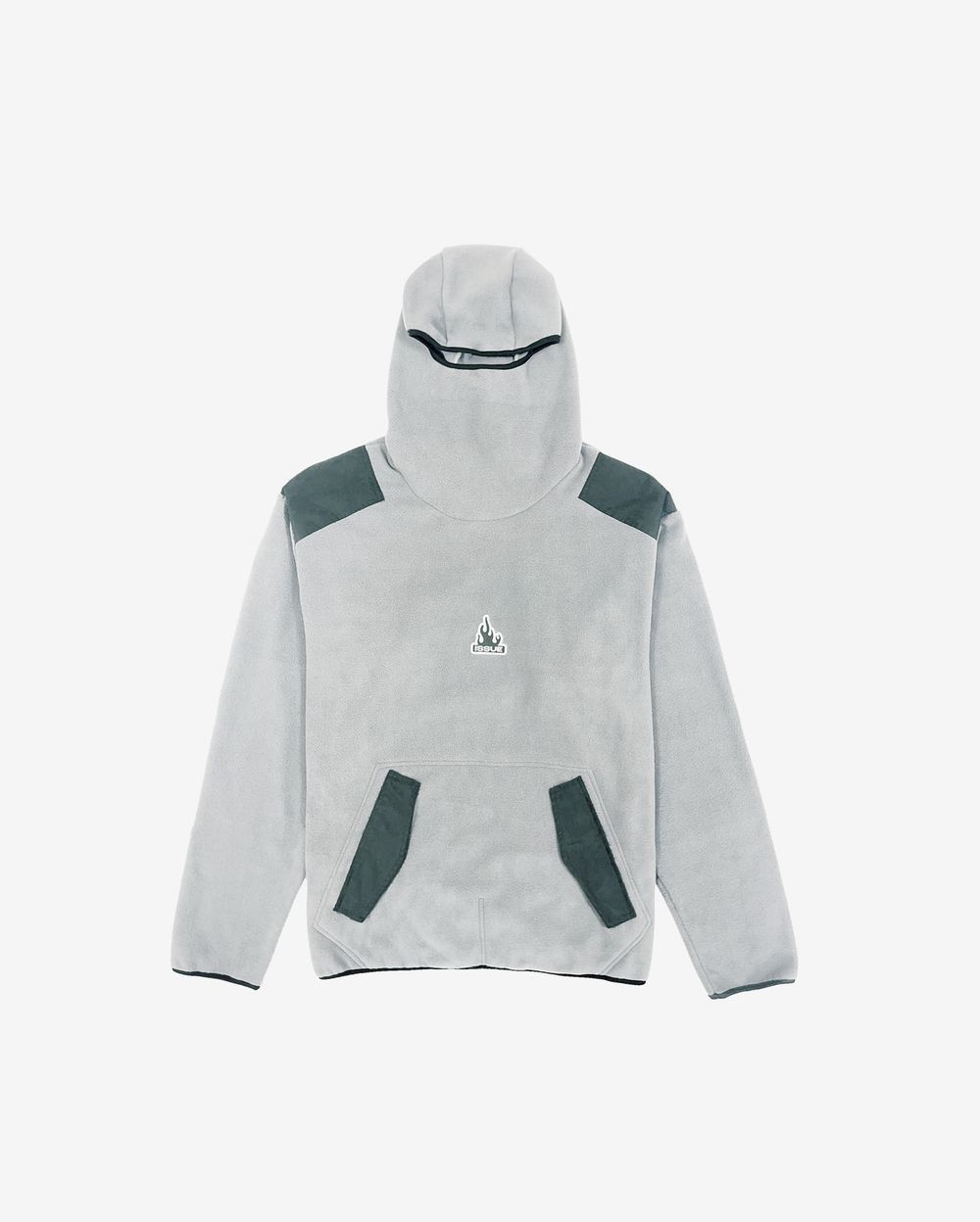 Толстовка Issue Анорак Fleece серая