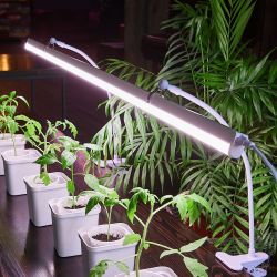 UFP-M02C-450 WHITE POLYBAG SET2 Подставка для светильника ULI-P. на прищепке. длина трубки 450мм. набор из 2шт. Белая. ТM ФитоЛето