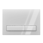 Кнопка инсталляции WPG1400G АНИ ПЛАСТ прямоугольная БЕЛАЯ глянец