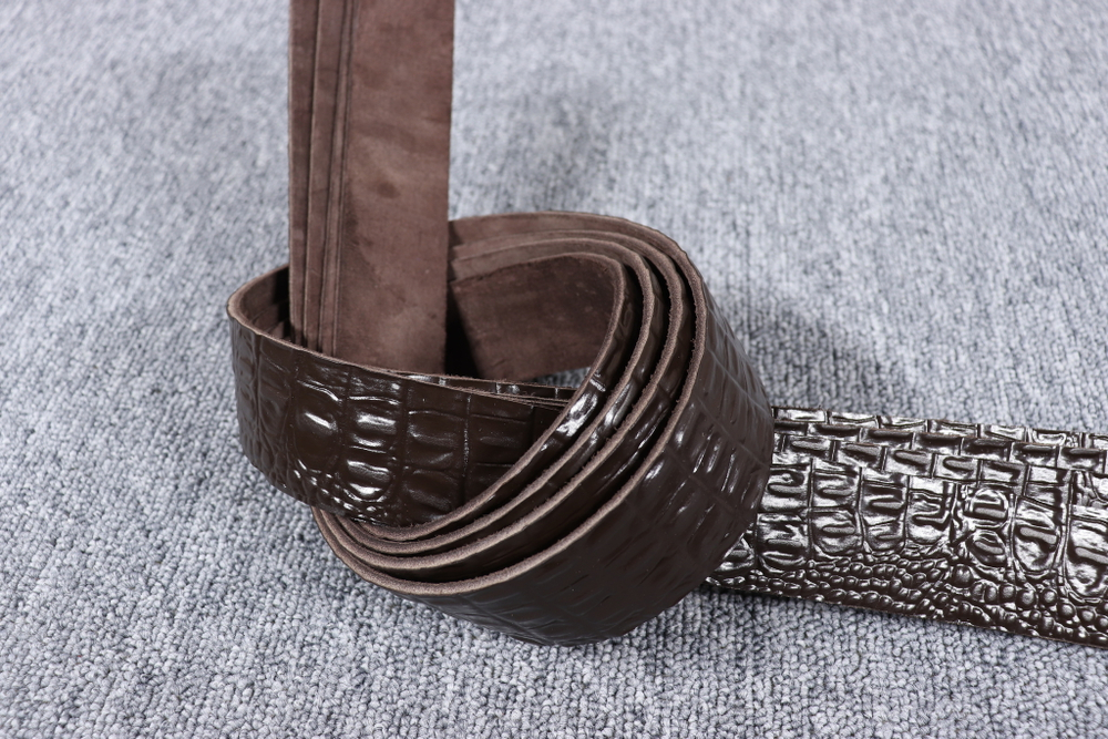 Ременная заготовка Махагон с лицевой отделкой + плита Кайман 3,4-3,8