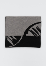 Шерстяной шарф SHANYRAQ BLACK GREY