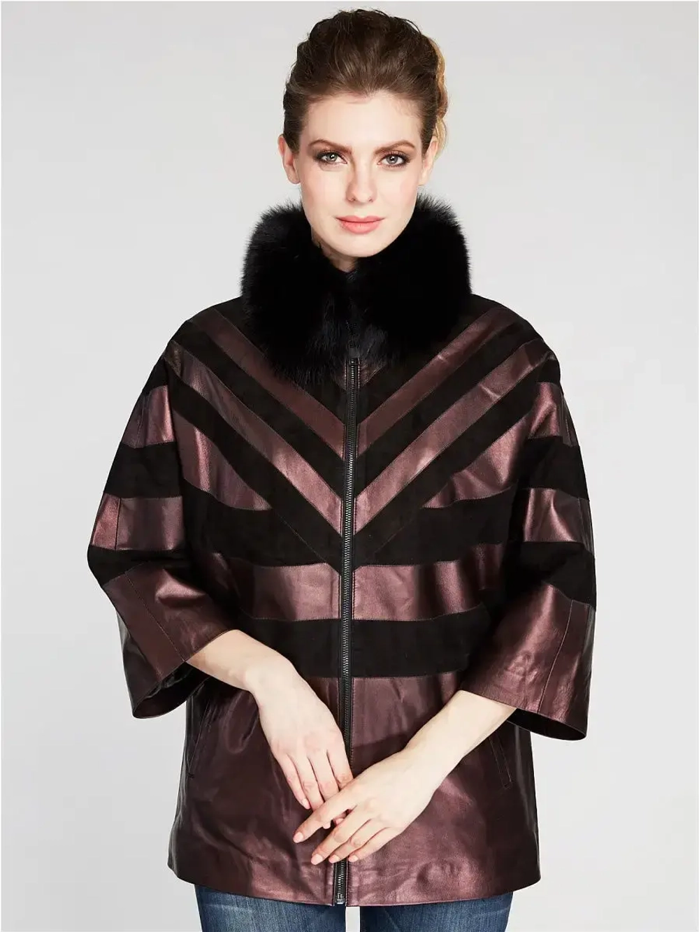 Куртка женская из натуральной кожи