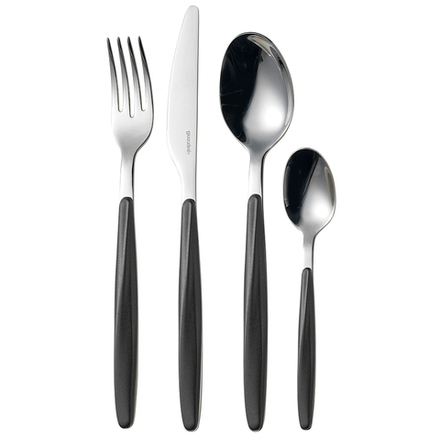 Набор из 24 столовых приборов Cutlery My Fusion, черный
