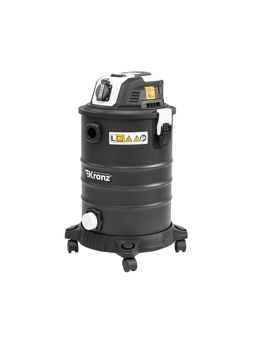 Пылесос строительный KR30 1400Вт 30л 4м Kranz KR-16-1117