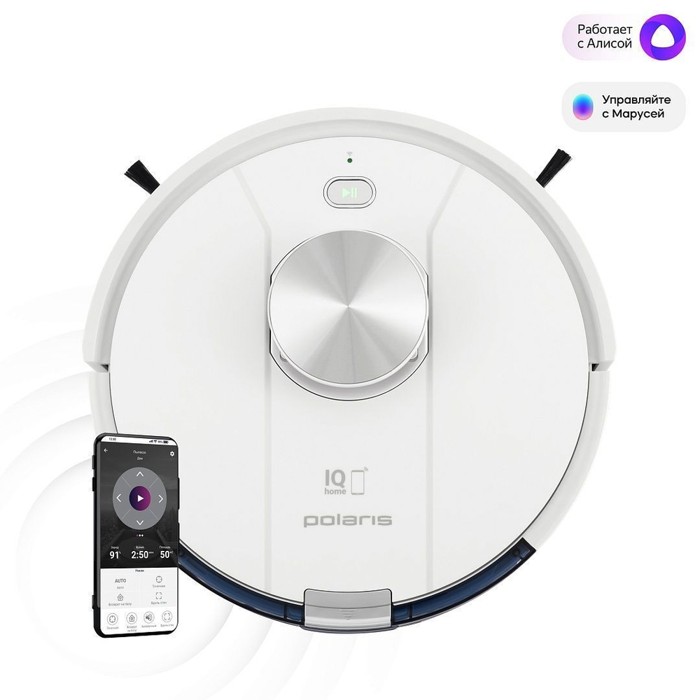 Робот-пылесос POLARIS PVCR 3900 IQ Home Panorama Aqua Белый CN