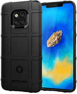 Чехол для Huawei Mate 20 Pro (Mate20 RS Porsche Design) цвет Black (черный), серия Armor от Caseport