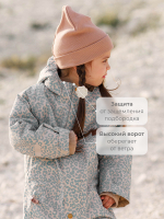 Комбинезон мембранный демисезонный Mjölk Blue Leopard, утеплитель 180гр/м2