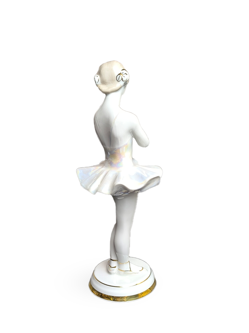 Фарфоровая статуэтка "Балерина с Цветком" ДФЗ Вербилки