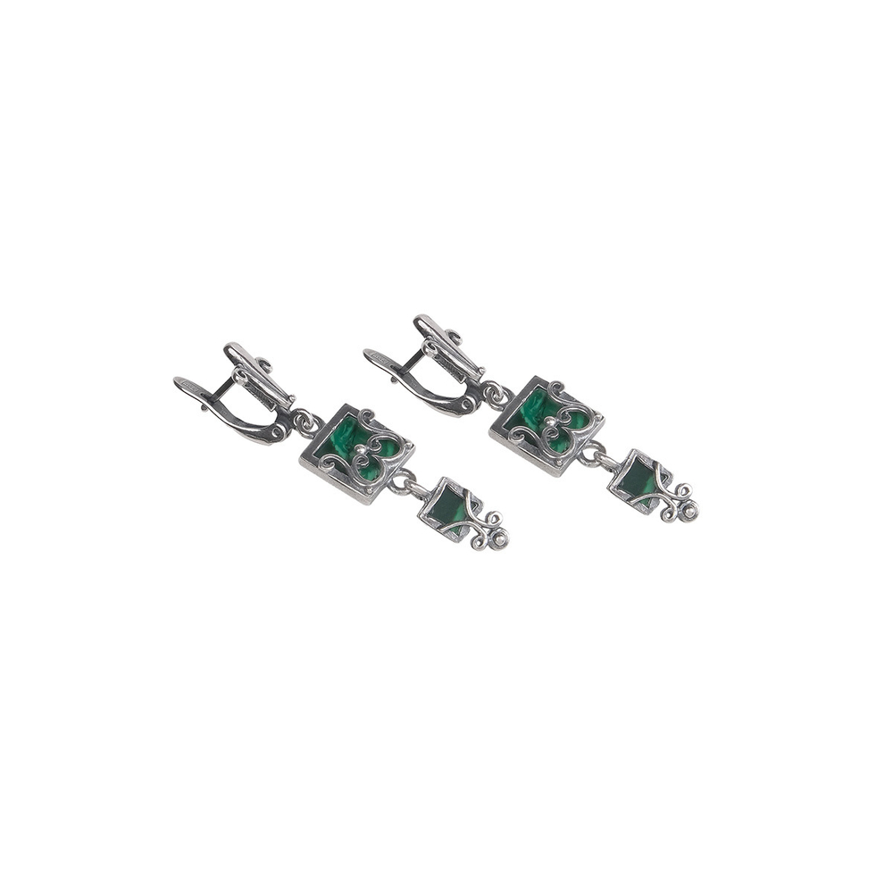 "Эчан" серьги из коллекции "Китай город" от Jenavi с английским замком