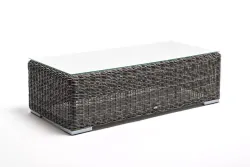 "Боно" журнальный столик из искусственного ротанга, цвет графит
