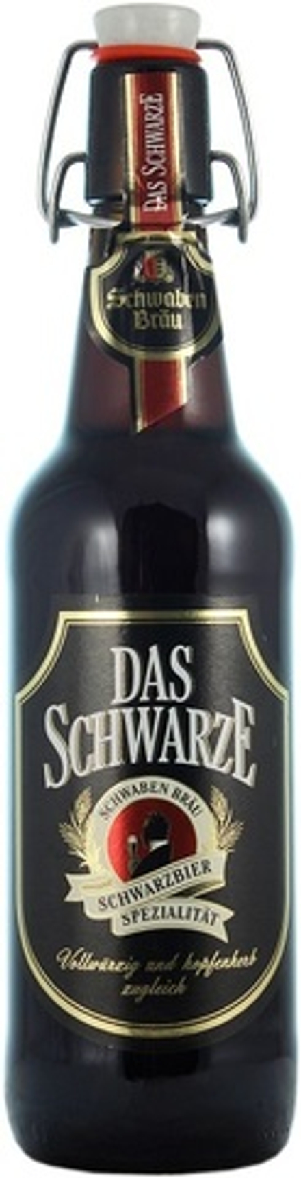 Schwaben Bräu Das Schwarze 0.5 л. - стекло (5 шт)