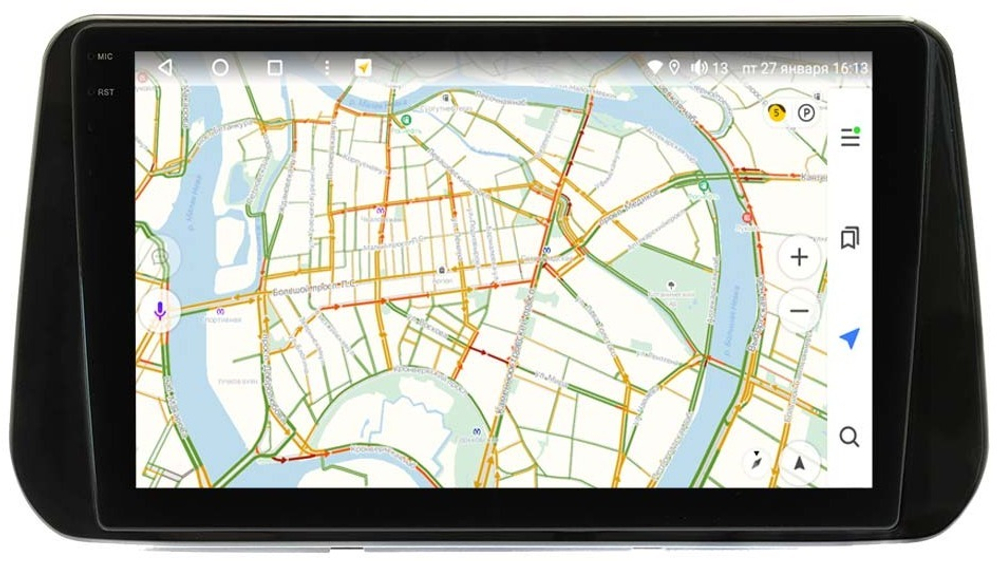 Магнитола для Hyundai Santa Fe 2020+ - Vaycar VA23-1127-2K на Android 13, 8-ядер, 2K QLED, ТОП процессор, CarPlay,4G SIM-слот