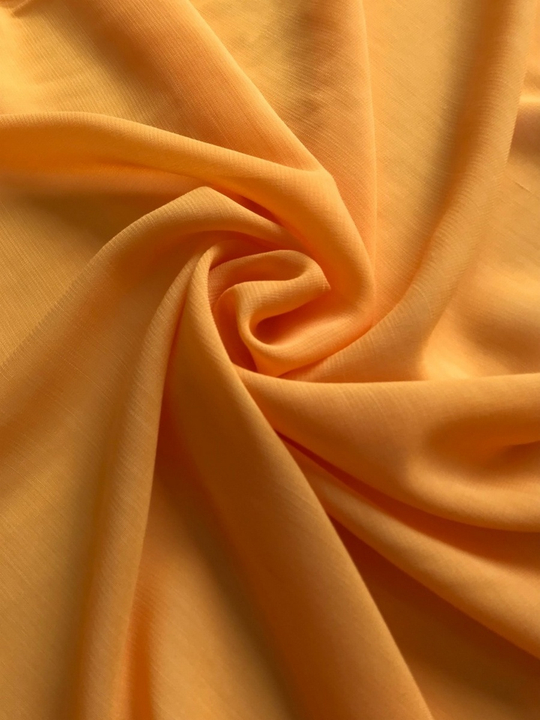 Креп шелк, желтый, вискоза LR4#135